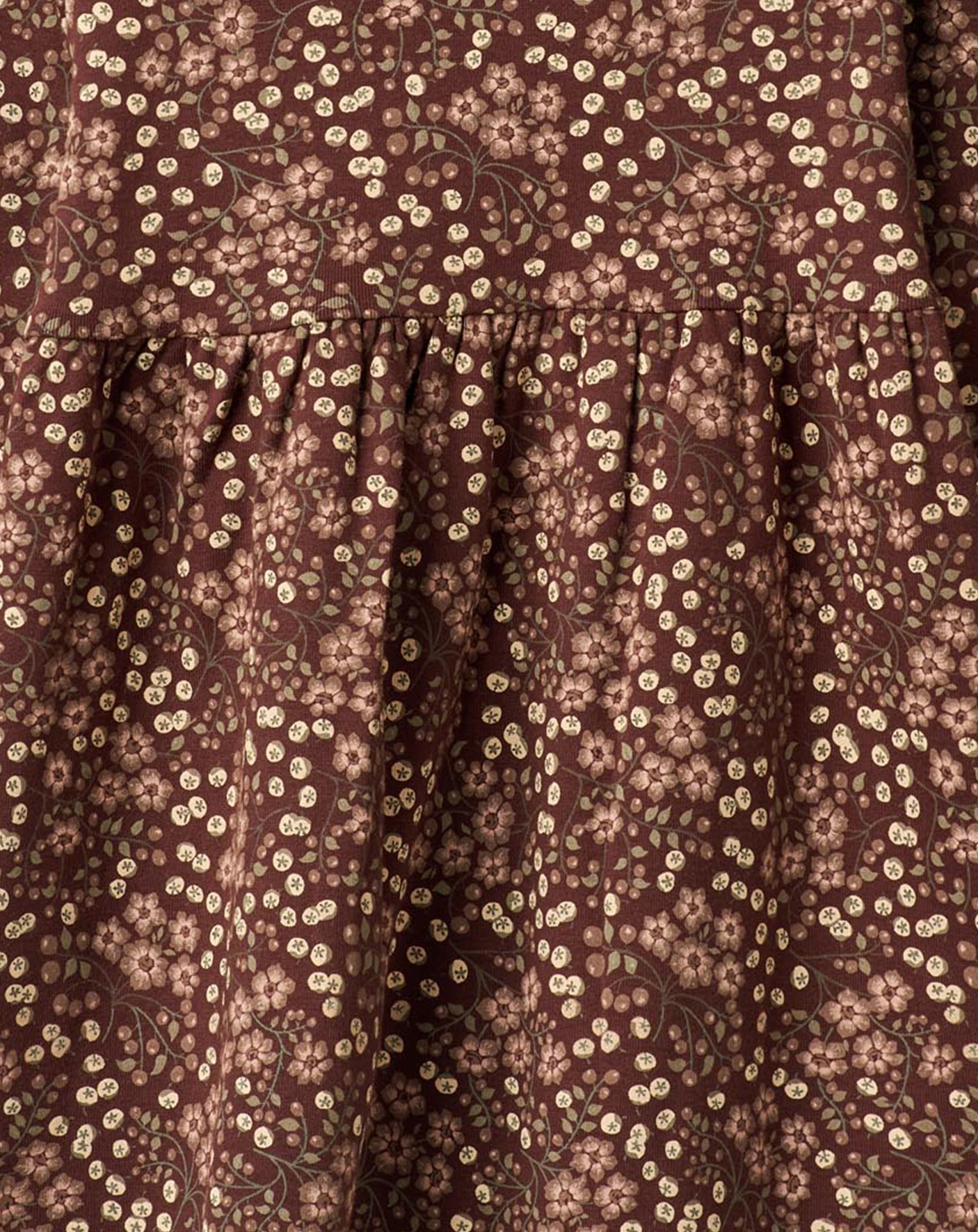 Langarm-Kleid SESSA BERRIES in aubergine