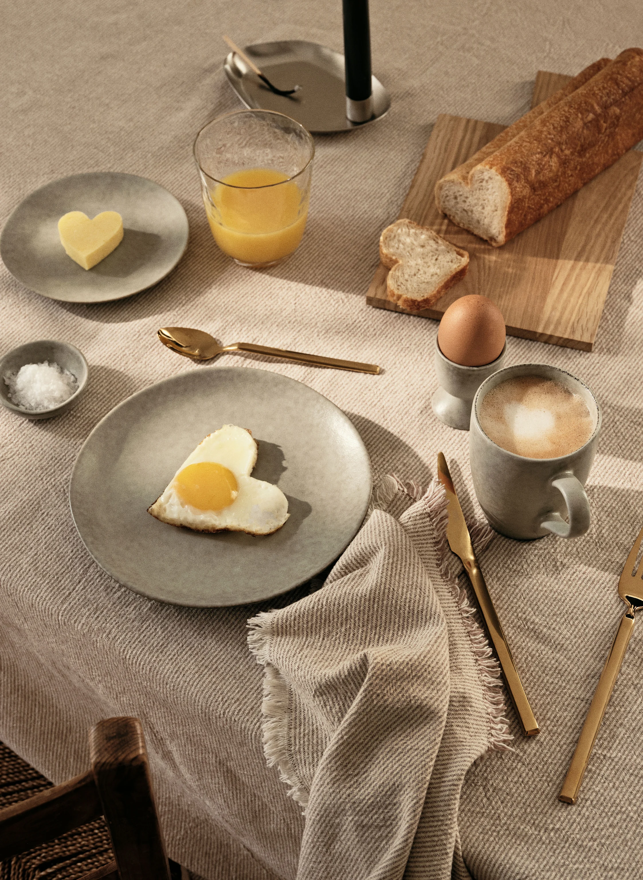 BROSTE COPENHAGEN 4er-Set Desserteller NORDIC MARSH