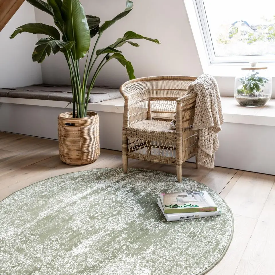EVA Interior Vloerkleed Bloom - Groen - 160 Ø - (M)