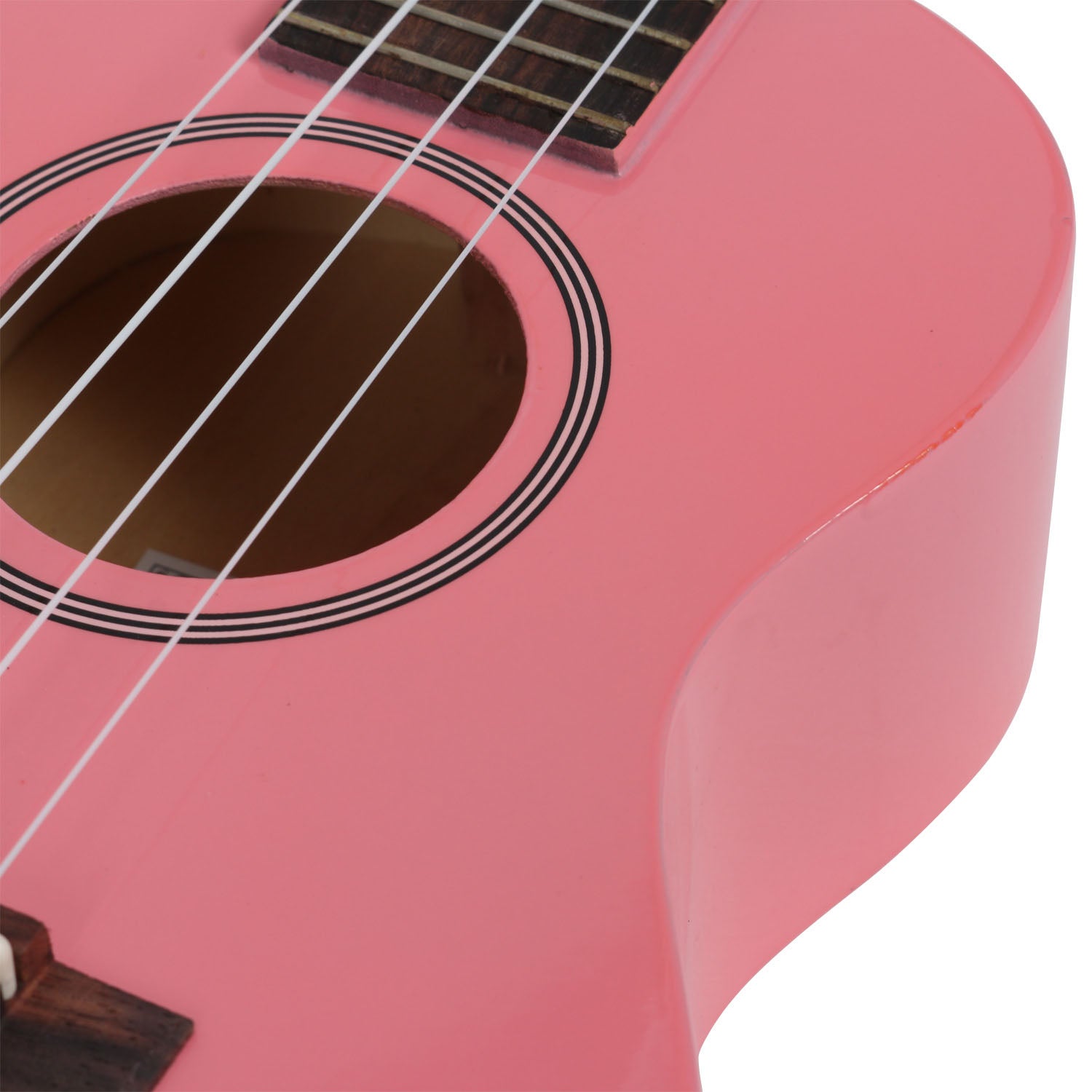Fazley K23P-W concert ukelele roze