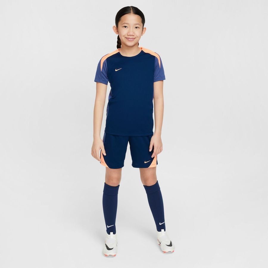 Nike T-shirt d'Entraînement Dri-FIT Strike - Bleu/Dark Purple/Orange Enfant