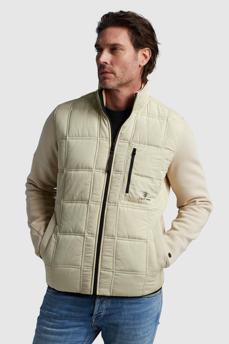 Cast Iron ecru heren vest