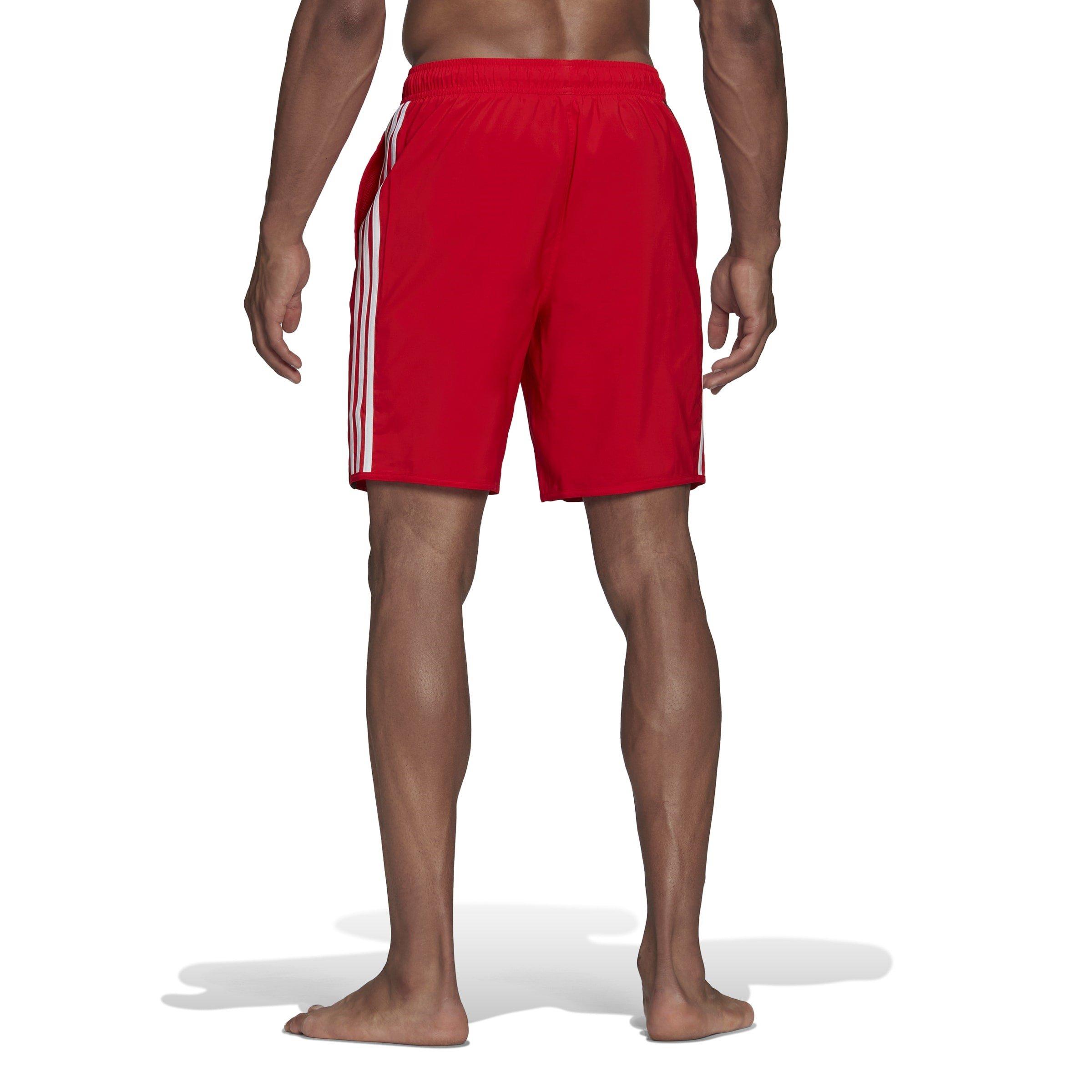 adidas Classic Length 3 Stripes Swim Shorts Mens