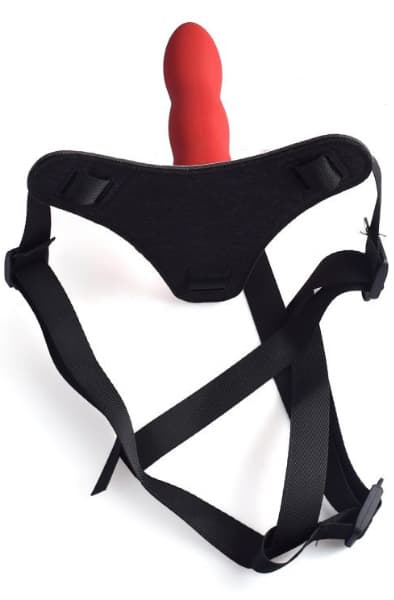 TOYZ4LOVERS Active Love Strap-on Red Strap-on med sele
