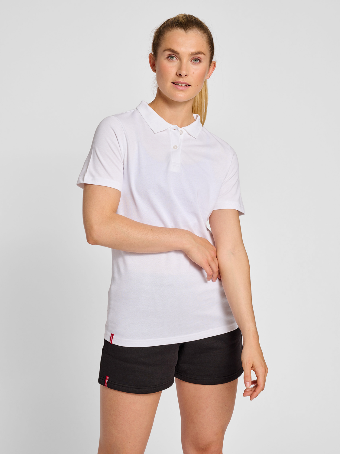 hmlRED CLASSIC POLO WOMAN