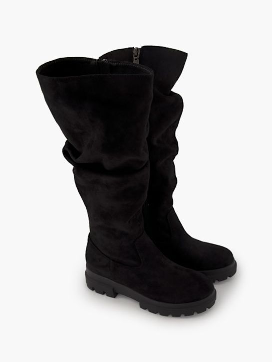 Graceland Hoher Stiefel Schwarz