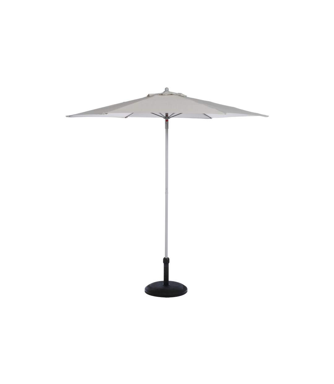 Parasol droit rond Anzio - Diam. 230 cm - Taupe