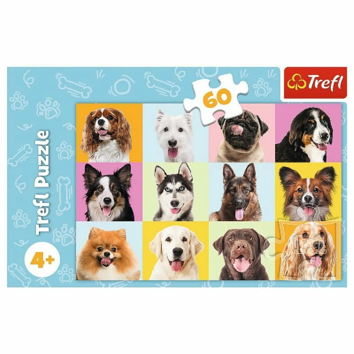 Trefl Chiots Mignons - 60 Pièces