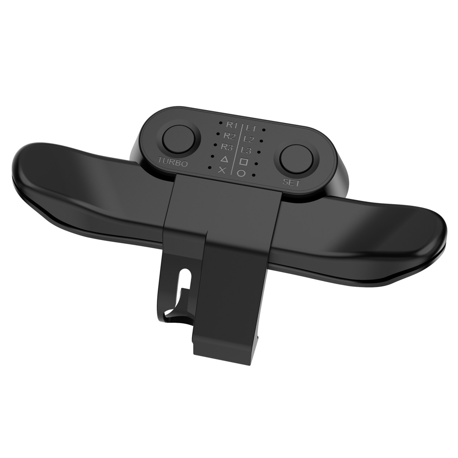Sony Playstation PS4 Controller Paddles Rücktasten Ansatzstück Erweiterung mit Turbofunktion - Schwarz