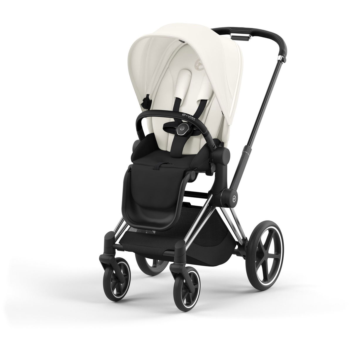 CYBEXCYBEX   Priam 4.0 Chrome Black Kombikinderwagen off white light beige