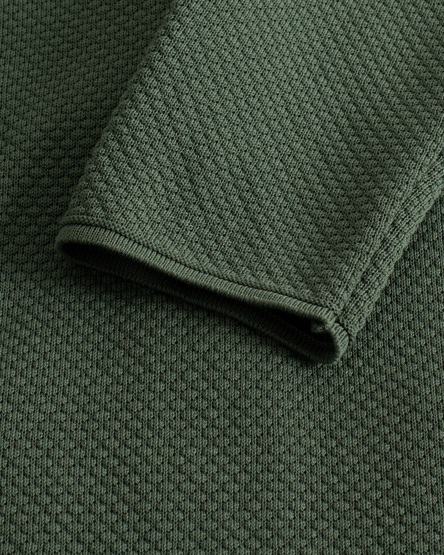 Lardini Knitted Structure Cotton Blazer Soft Green