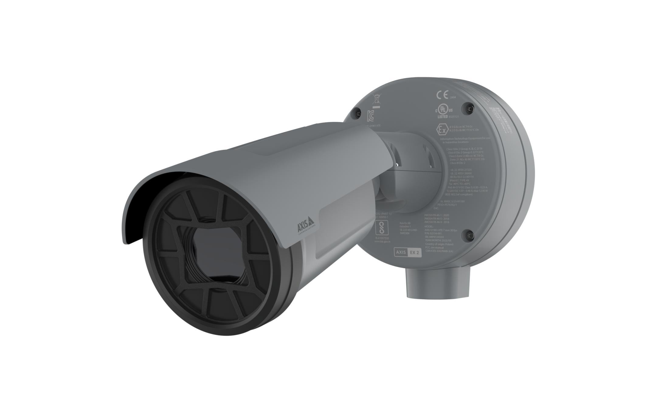 Thermalkamera Q1961-XTE 7 mm 30 fps Explosion-Protected<br>Für Klasse/Division 2- und Zone 2-zertifizierte thermografische Kamera