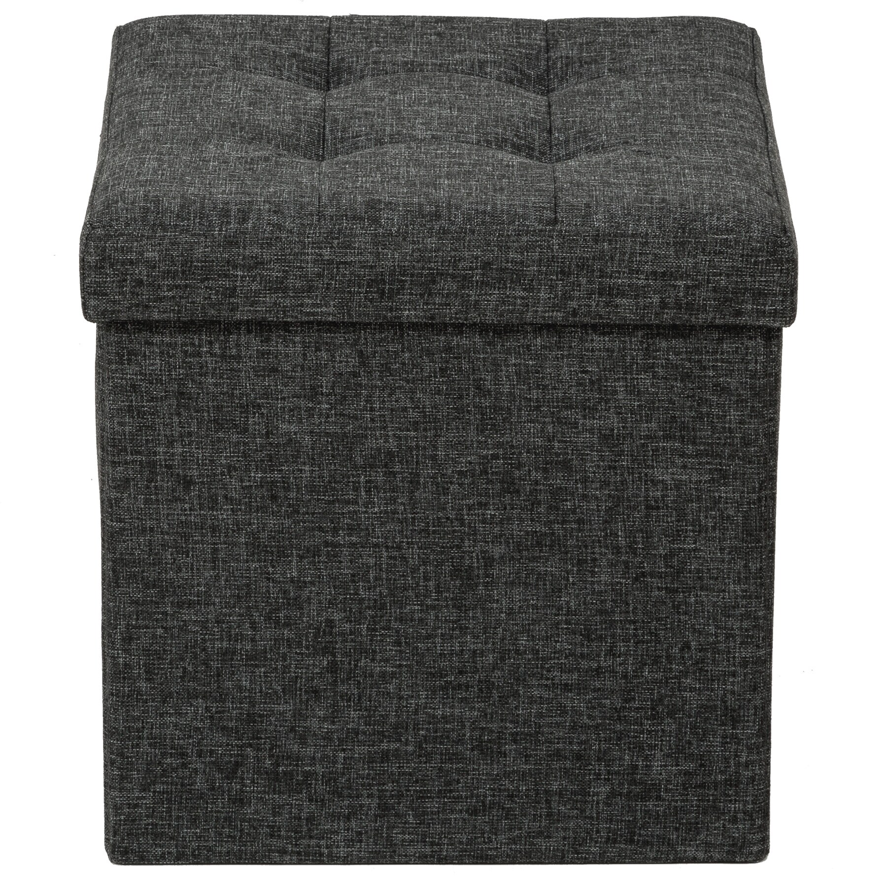 tectake® Sitzhocker, faltbar, Polyester, 38 x 38 x 38 cm