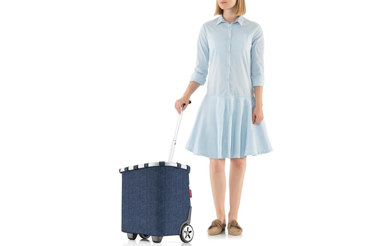 Einkaufstrolley Carrycruiser Herringbone Dark Blue<br>Einkaufstasche mit Kühlfunktion