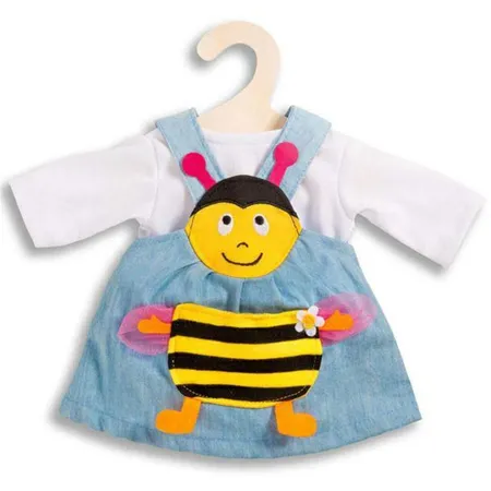 Heless Fröhliches Bienenkleid, Größe 35-45 cm, 2-teilig