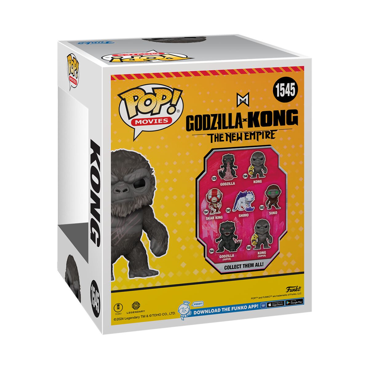 Le Nouvel Empire - Kong (Super Pop!) - Funko Pop! n°1545 | Godzilla vs. Kong Funko Pop!