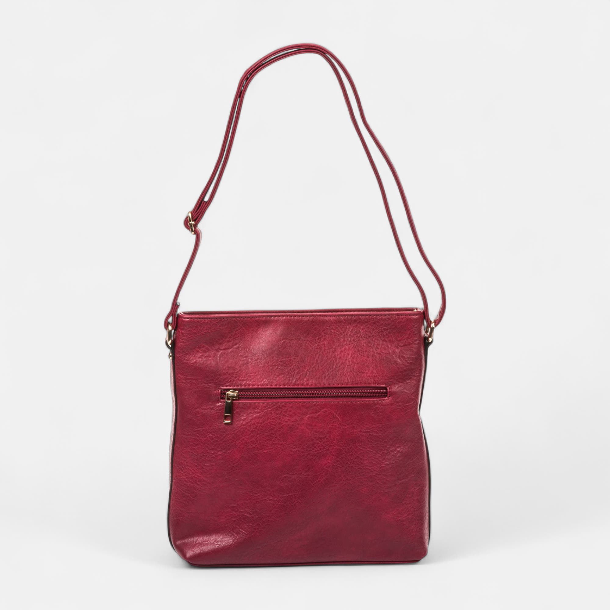 Sac bandoulière bordeaux
