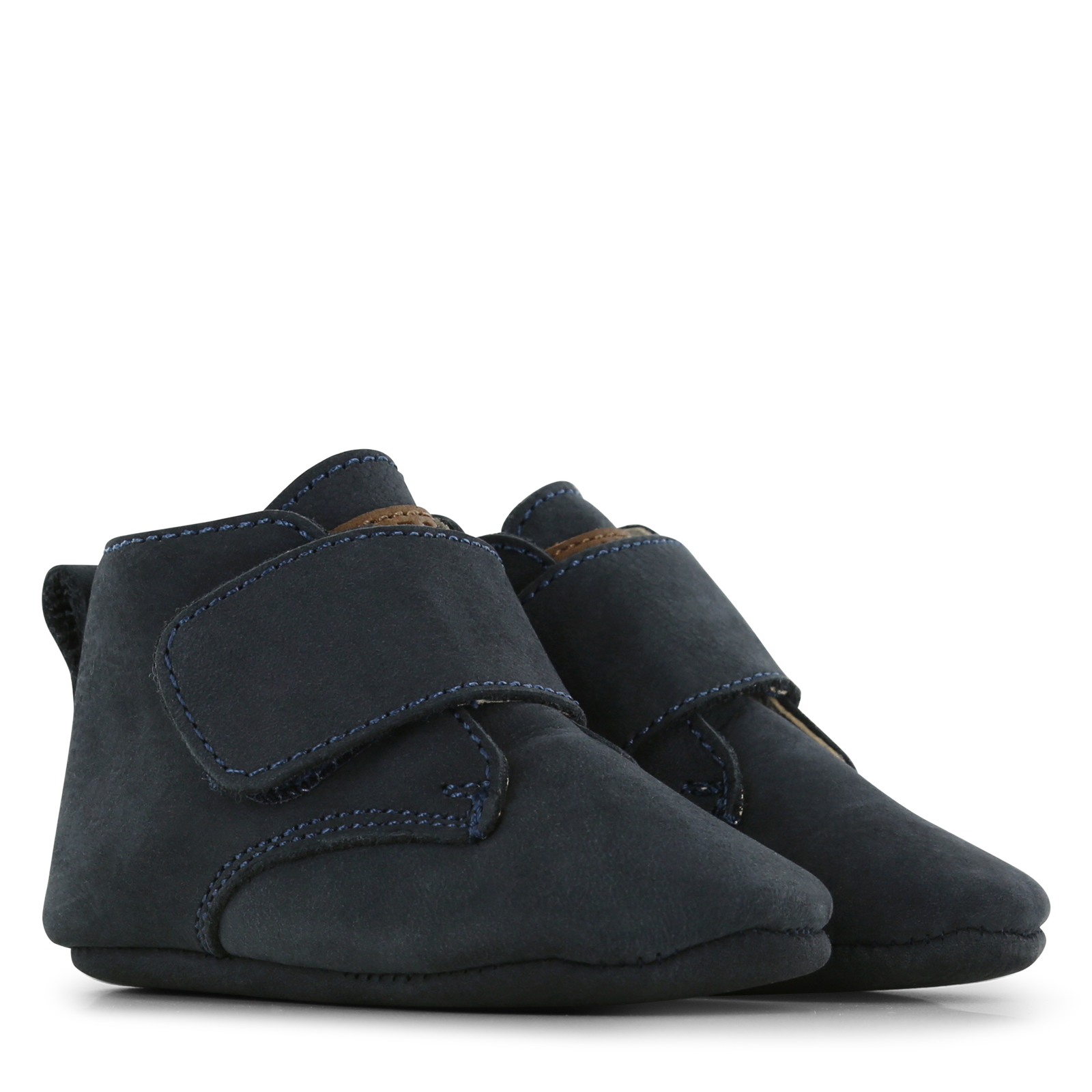 Shoesme Newborn dunkelblau Pantoffel Klettband
