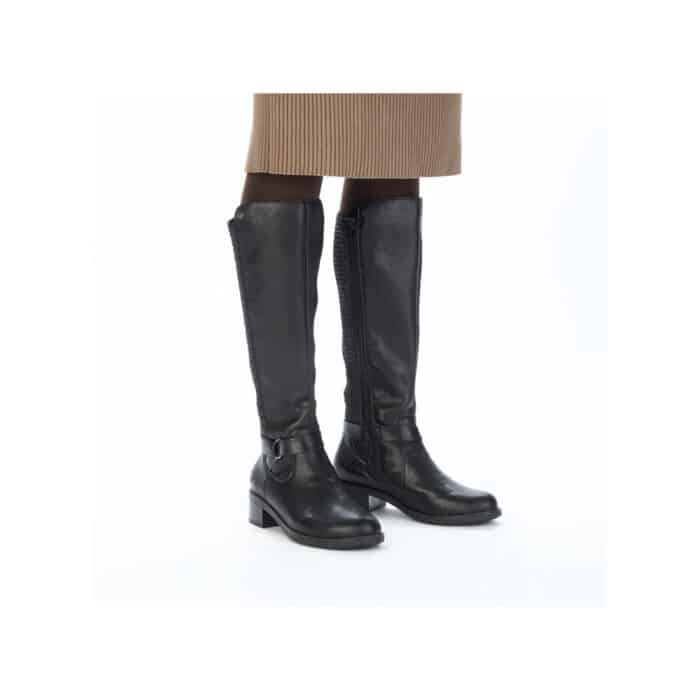 Rieker Lang Støvle Dame 75490-00