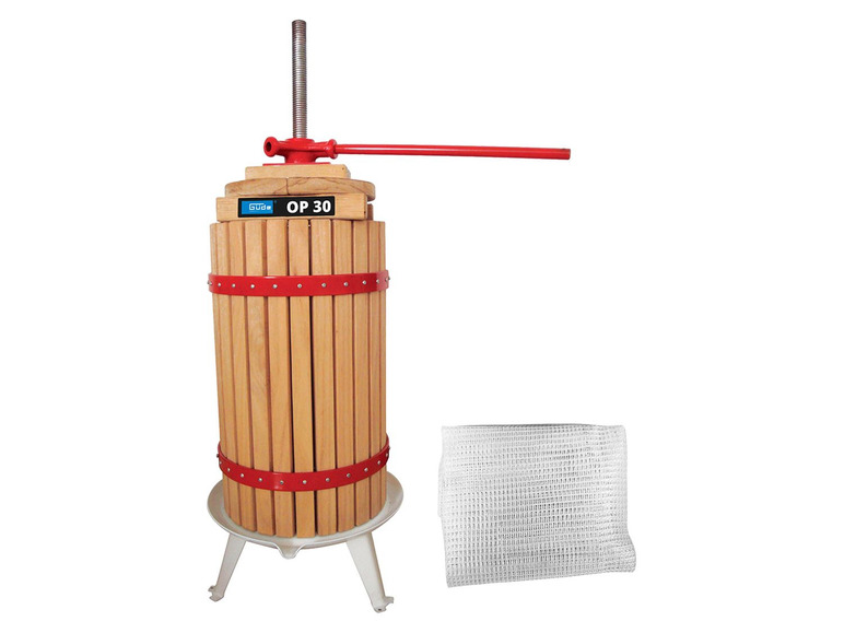 Fruitpers »OP 30«, 30 l, met stalen spindel