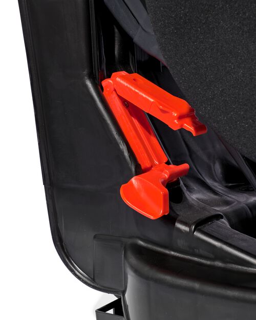 siège auto bébé 75-105cm noir à pois blancs