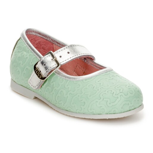 Bota Ballerina Buckle Walk Verde Claro