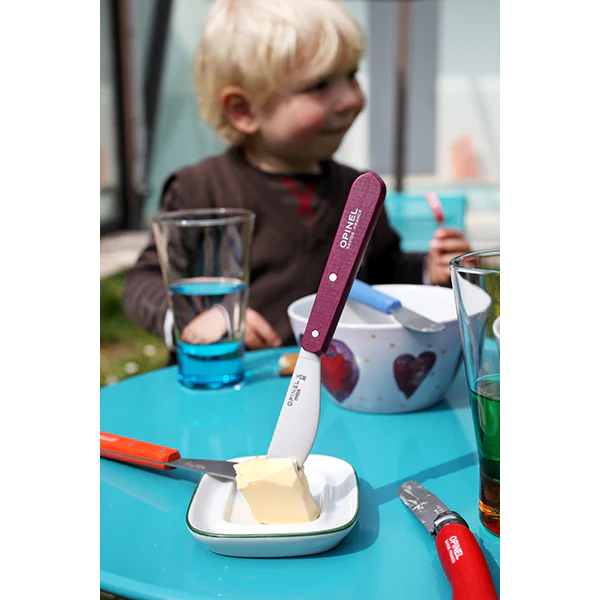 Tartineur N°117 lame inox 6 cm coloris mandarine Opinel