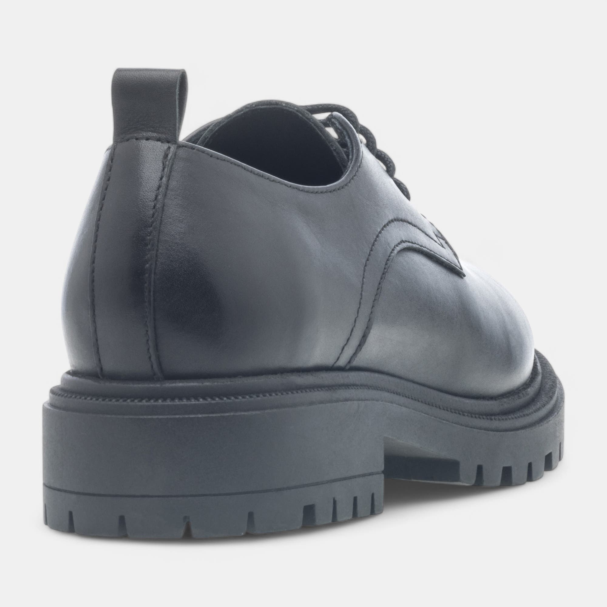 Derbies Femme en cuir noir
