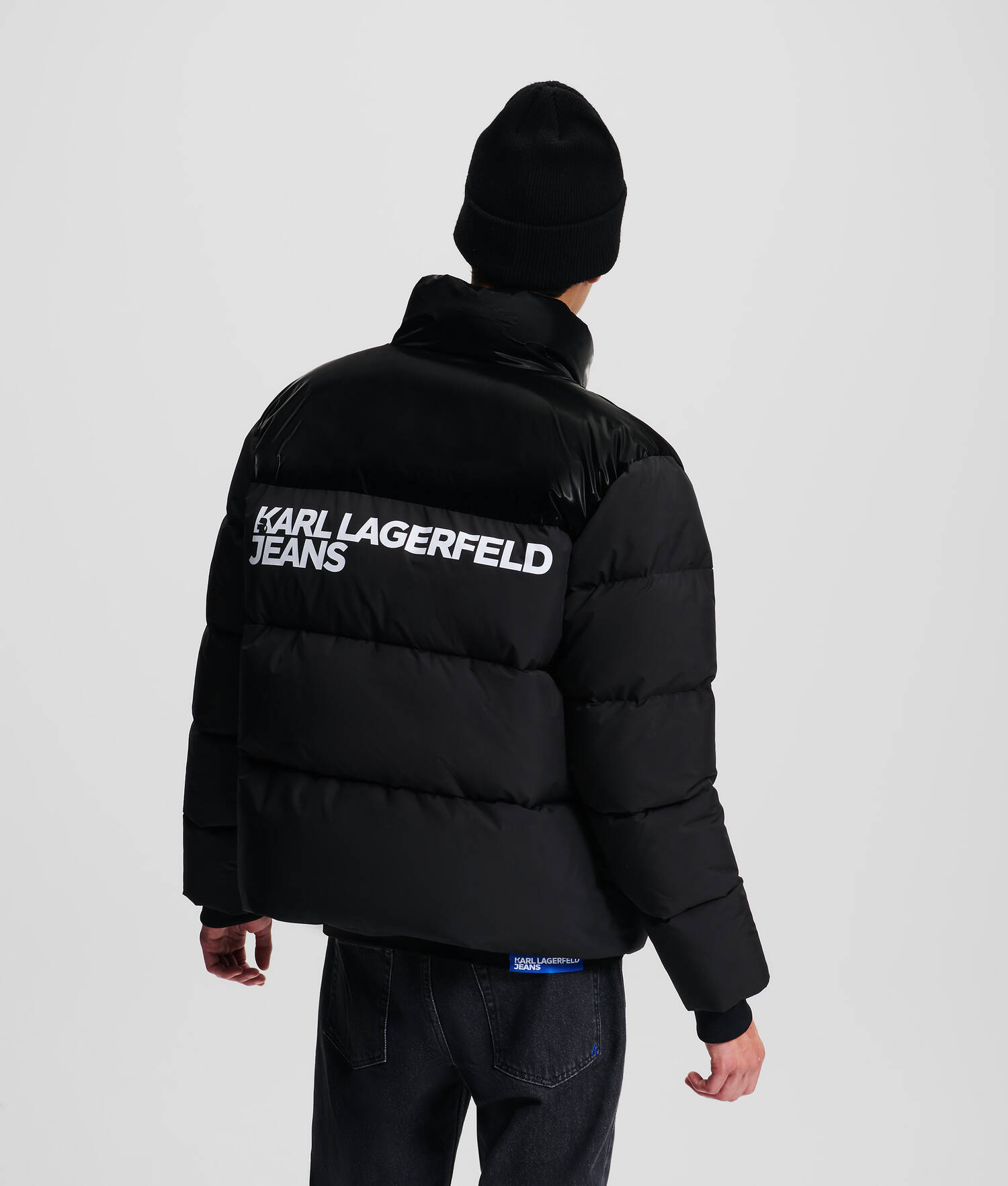 VESTE MATELASSÉE EN MATIÈRES MÉLANGÉES KLJ