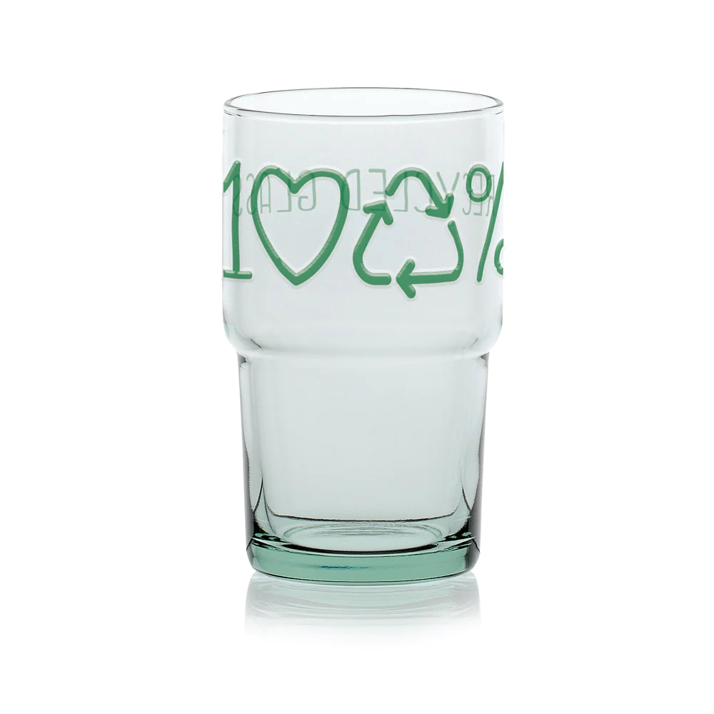 Gobelet forme haute Green 40 cl (lot de 6) Table passion