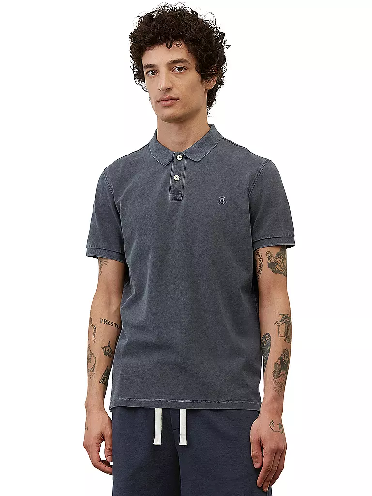 MARC O'POLO Poloshirt grau