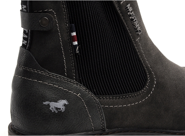 Mustang boots bottine homme 4157608 gris