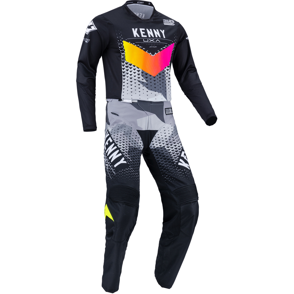 Kenny - Pantalon Performance Kamo Noir / Camouflage Gris / Blanc