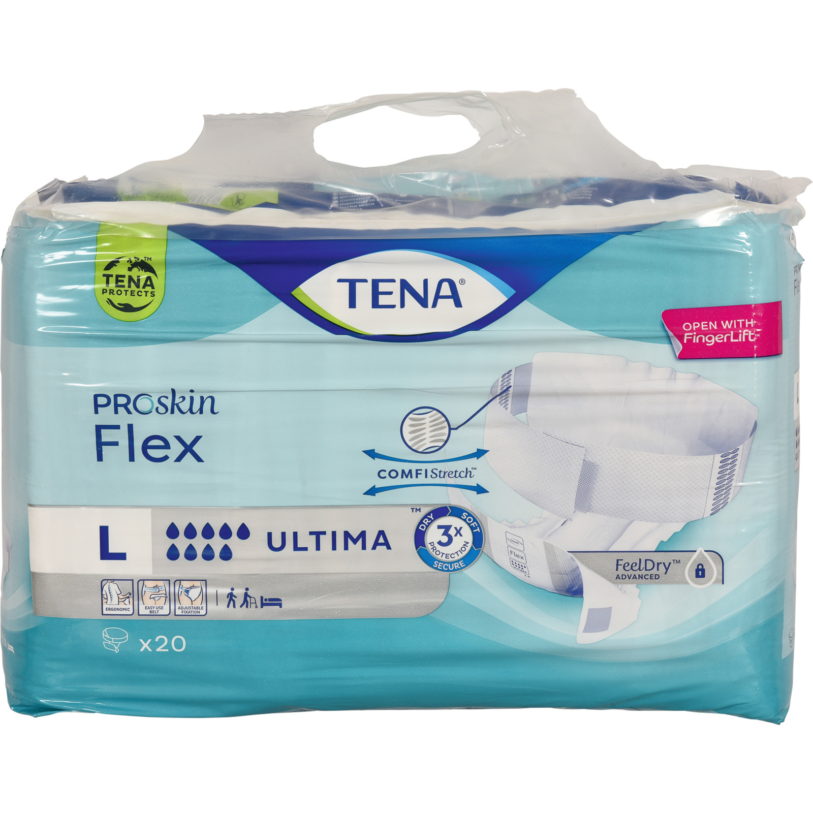 Tena Proskin Flex Ultima Grösse L 20 Stück