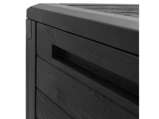 Boîte de stockage de jardin Marron 58,5x46x55 cm Polypropylène