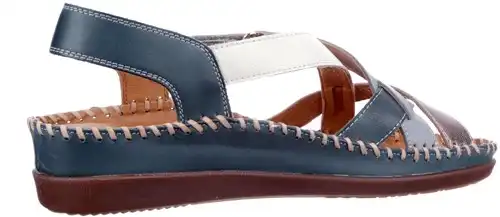W8K-0741C6 Pikolinos blauw combi - maat 37 sandaal blauw combi - maat 37 Calandschoen