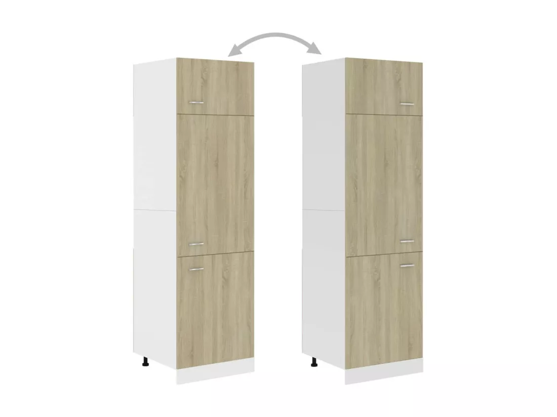 Armoire de cuisine Chêne sonoma 60x57x207 2