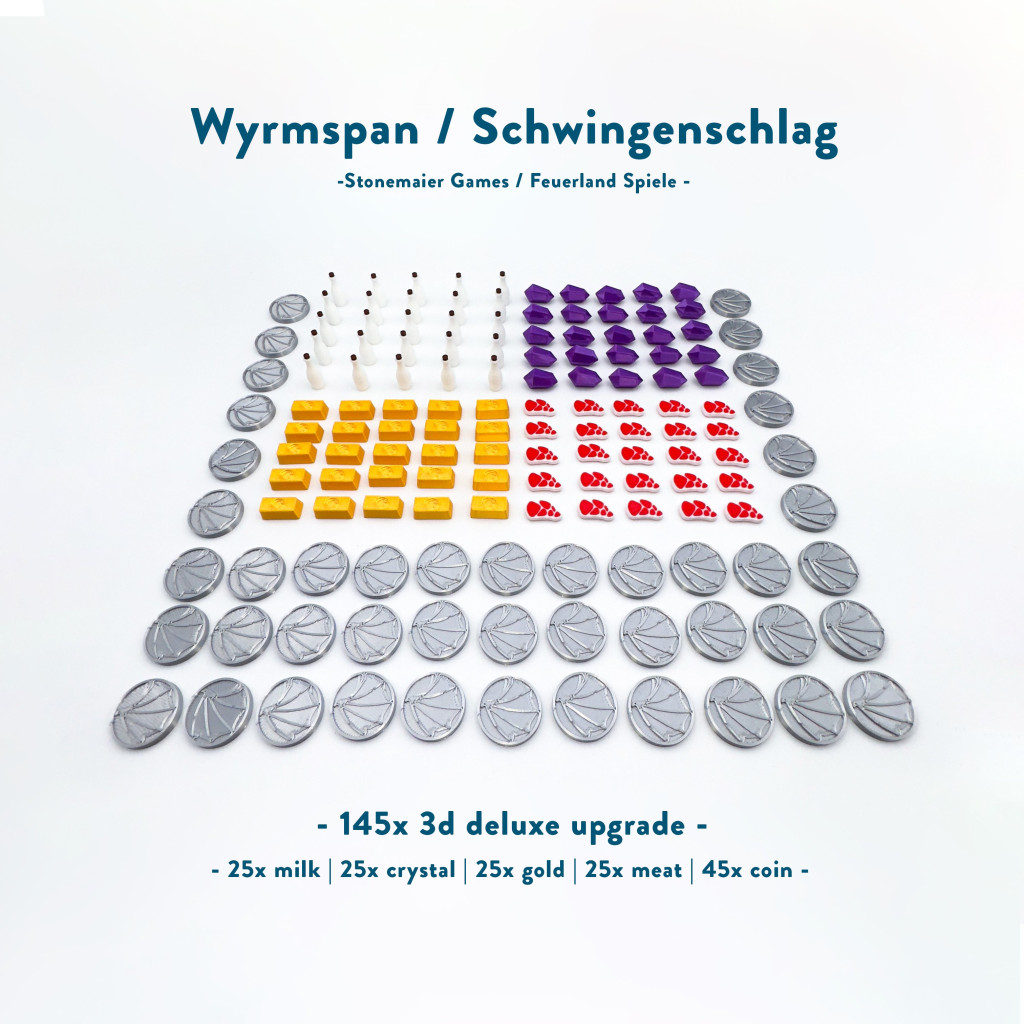 Wyrmspan - Ressources 3D Deluxe + Pièces 3D