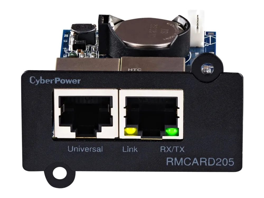 CyberPower RMCARD205 - Adapter for fjernadministration - 100Mb LAN - 100Base-TX - for Smart App Professional Rackmount Series PR3000; Smart App Sinewave PR1000
