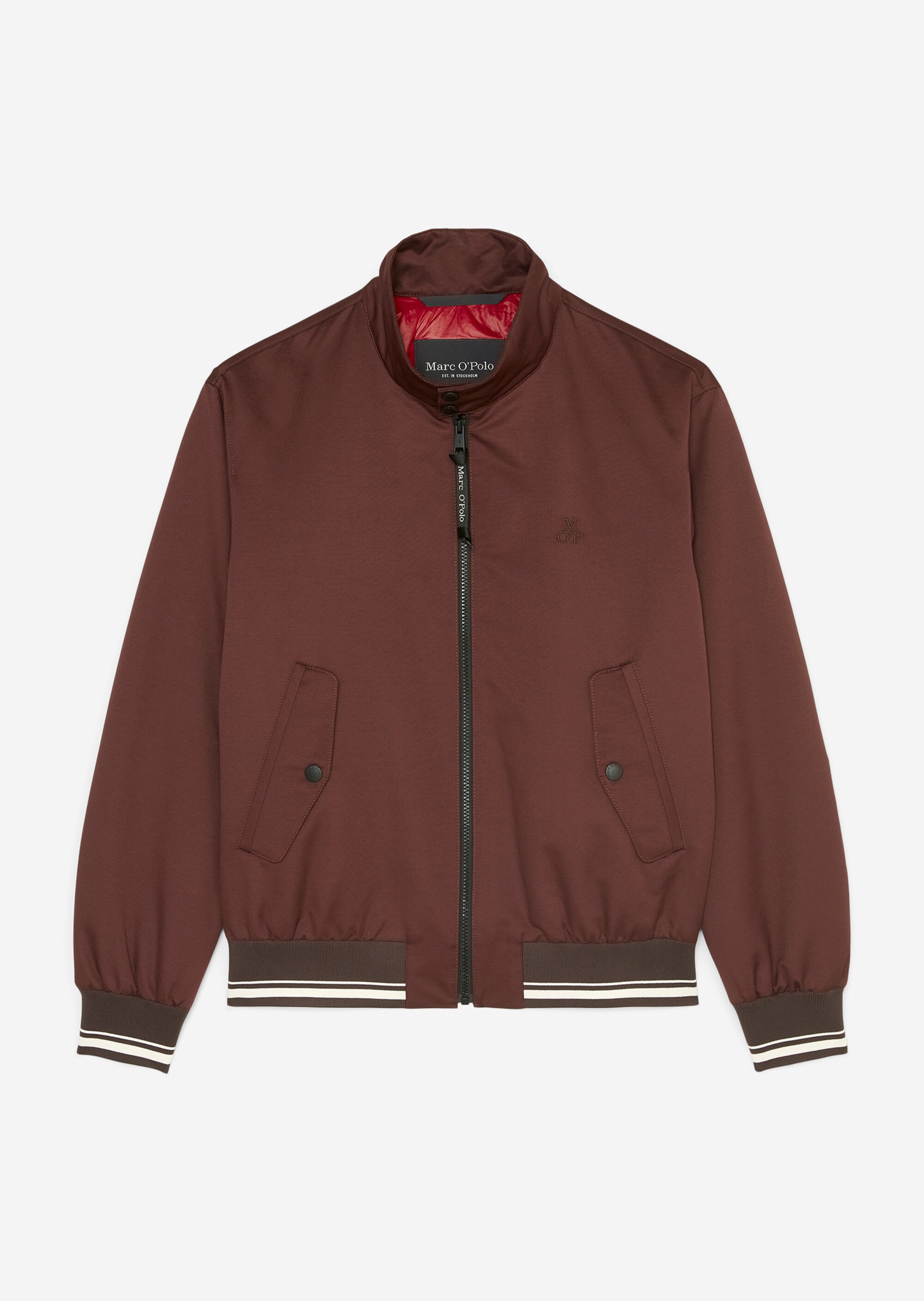 Blouson-Jacke regular mit Biker-Kragen