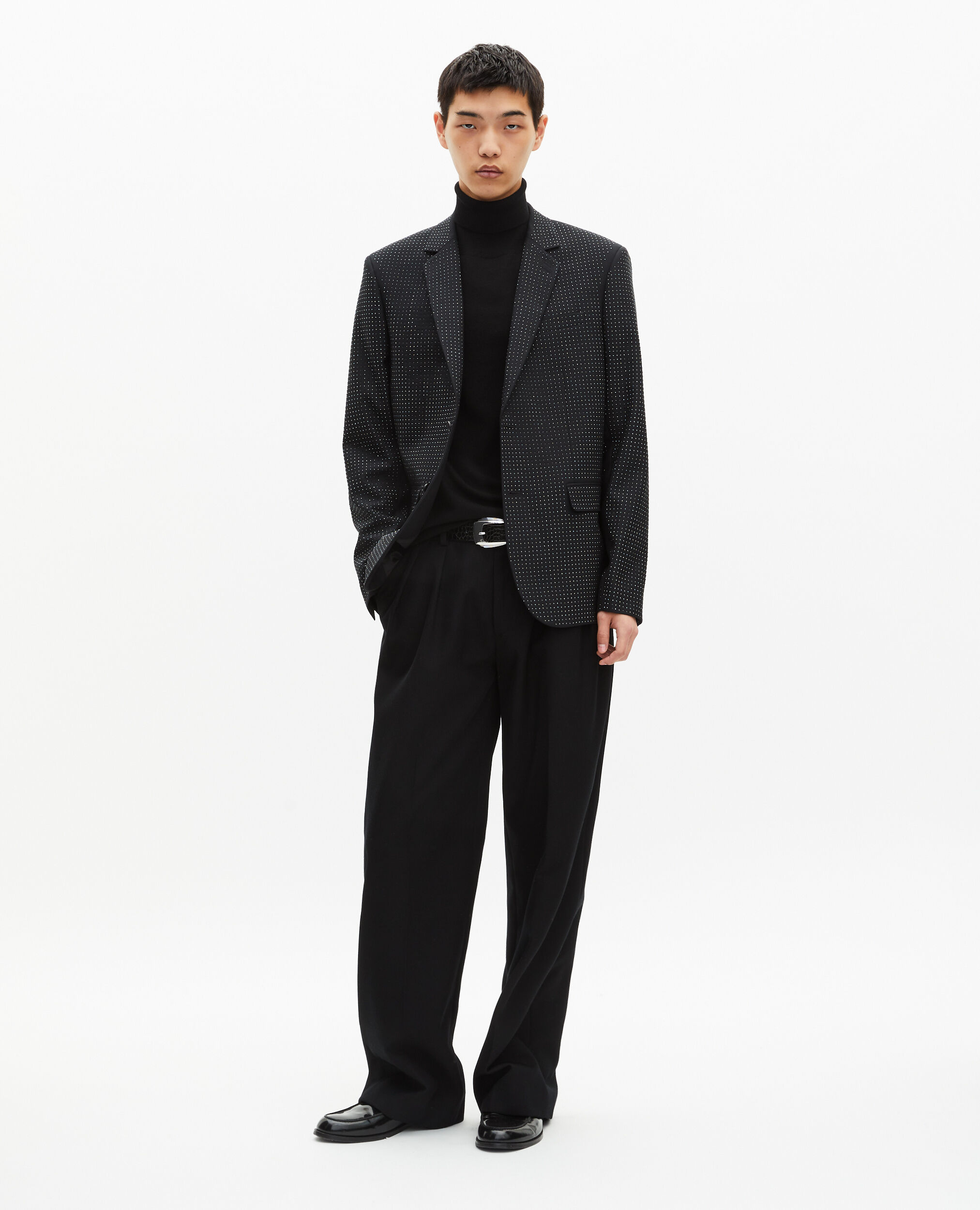 Veste à strass noire