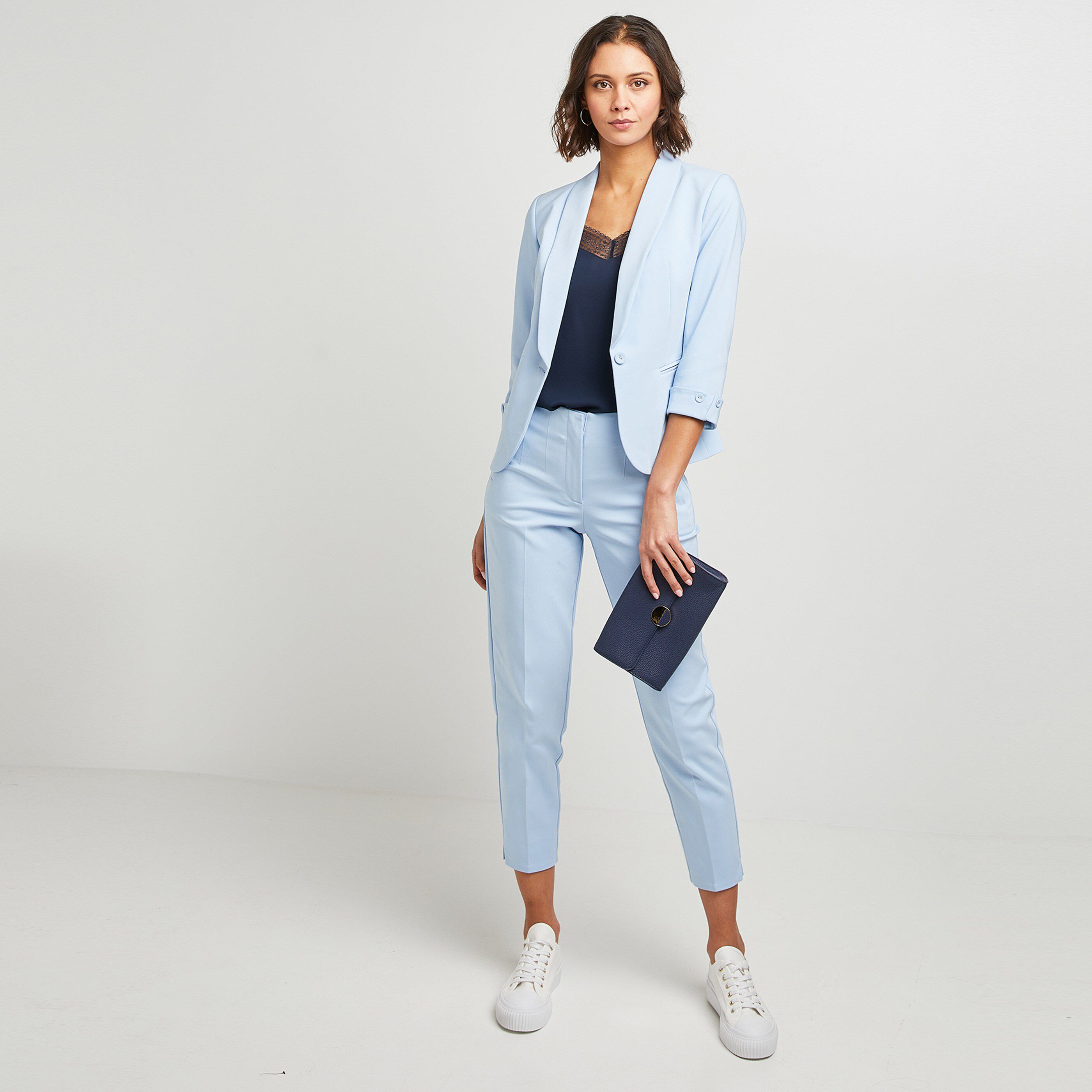 Veste de tailleur femme - BLEU CLAIR