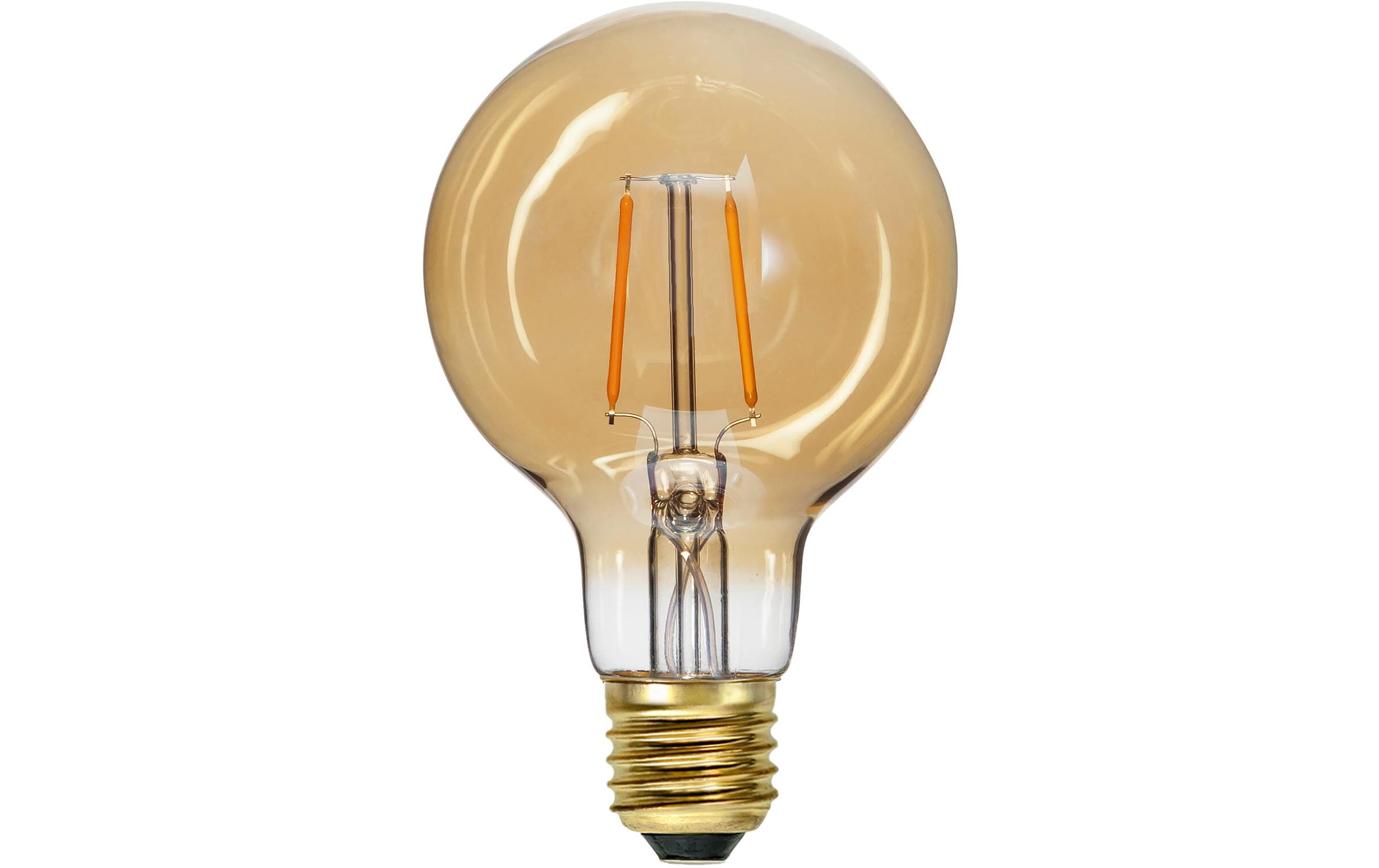 Lampe Plain Amber 0.75 W (7 W) E27 WarmweissLED Filament mit Glas in der Farbe Amber
