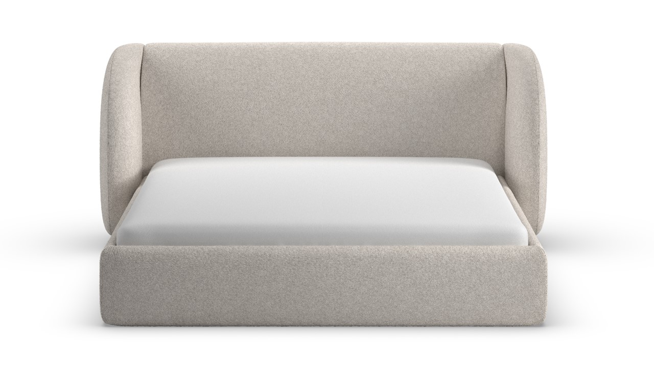 Bed Cove - Fine bouclé light grey