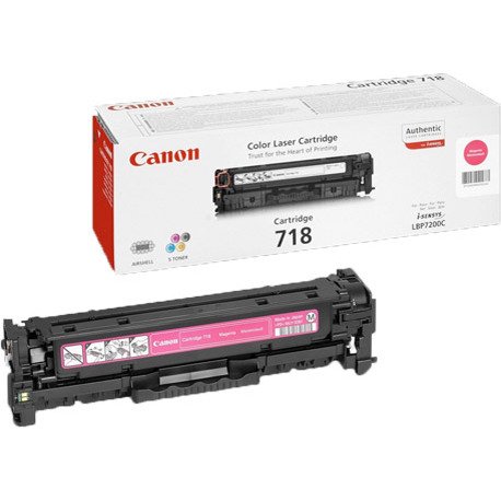 Toner Canon 718 couleurs séparées pour imprimante laser