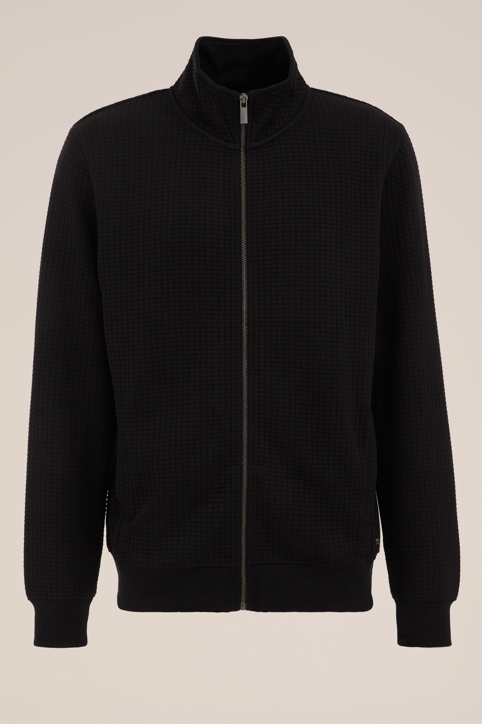 vest met structuur WE Fashion Zwart