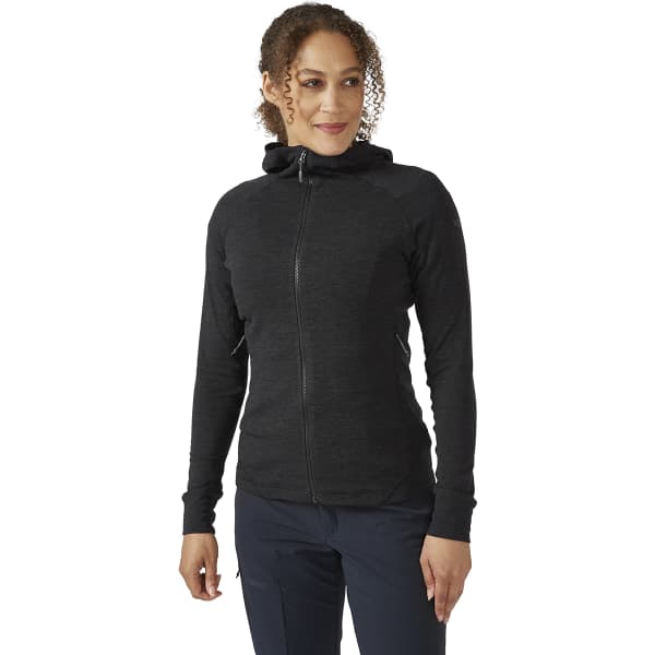 Veste polaire randonnée RAB NEXUS HOODY W BLACK