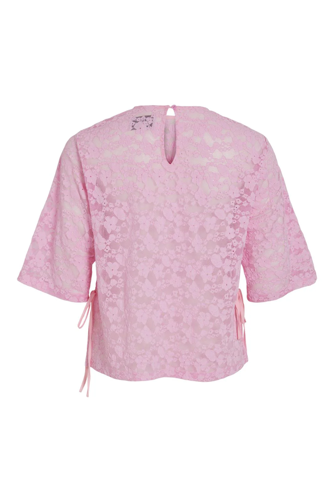 Vila Ian 2/4 Sleeves Lace T-Shirt 4759580 bonbon