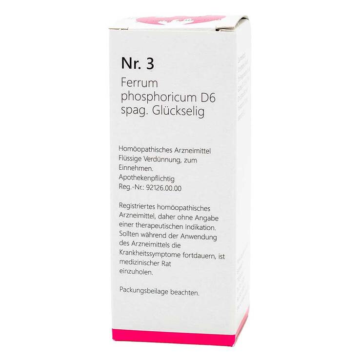 NR.3 Ferrum phosphoricum D6 spag.Glückselig, 50 ml