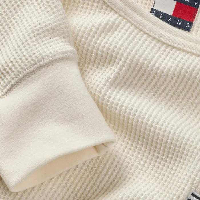 Tommy Hilfiger Slim Waffle Longsleeve Shirt Heren
